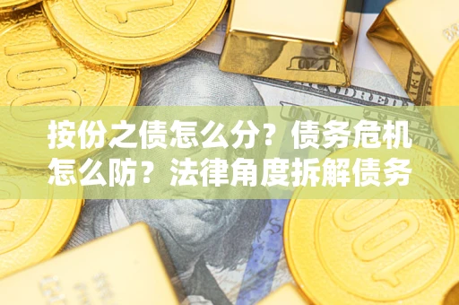 济南按份之债怎么分？债务危机怎么防？法律角度拆解债务分配与风险自保指南