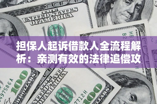 济南担保人起诉借款人全流程解析：亲测有效的法律追偿攻略