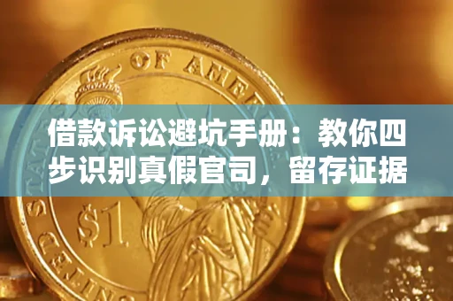 济南借款诉讼避坑手册：教你四步识别真假官司，留存证据不踩雷