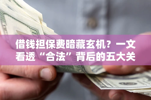 济南借钱担保费暗藏玄机？一文看透“合法”背后的五大关键陷阱
