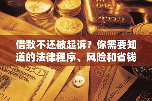济南借款不还被起诉？你需要知道的法律程序、风险和省钱技巧